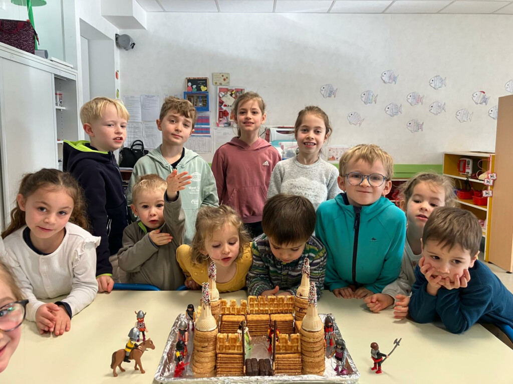 Notre château en gâteau